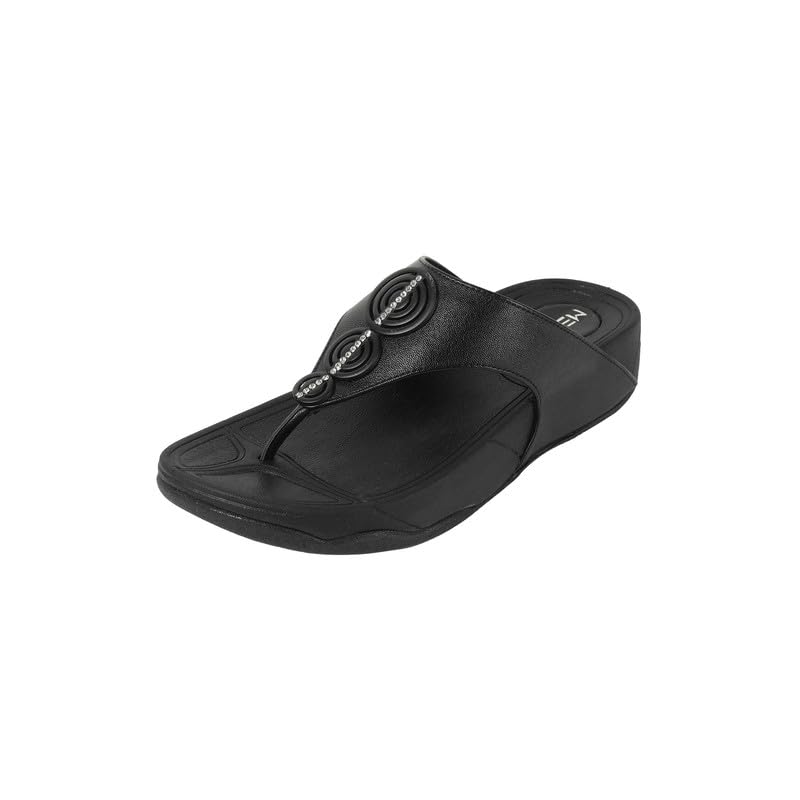 Women's Open Casual Embellished Slippers-image-29