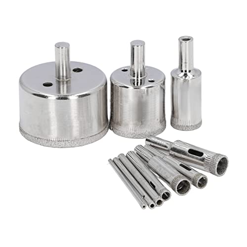 Set 10 piezas brocas diamante para vidrio y cerámica miniatura 2