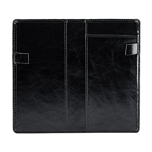 Scheckbuchhülle aus Leder mit Trennwand für Rechts- und Linkshänder, für Damen und Herren Cover
