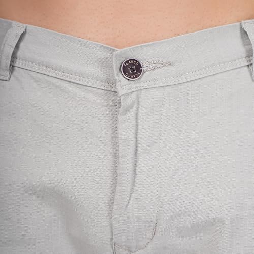 Image of Men's Regular Fit Linen Trousers | Slim Fit Lightweight Casual Pants | Stylish Dress Pants for Office or Travel | Premium Luxury Linen Trouser Pant with Breathable Comfort