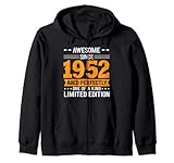 Photo Gallery awesome since 1952 magliette aged perfettamente compleanno felpa con cappuccio Photo Gallery awesome since 1952 magliette aged perfettamente compleanno felpa con cappuccio