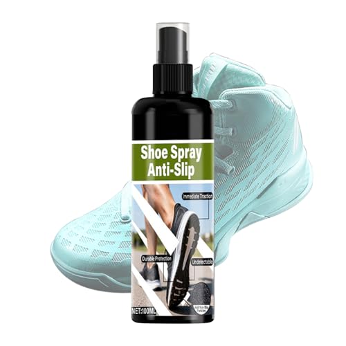 Spray Grip para Zapatillas de Baloncesto – 100 ml sin Banda pegajosa – Antideslizante – Mejora el Agarre de los Zapatos – Spray de tracción Deportiva para Correr, Voleibol,