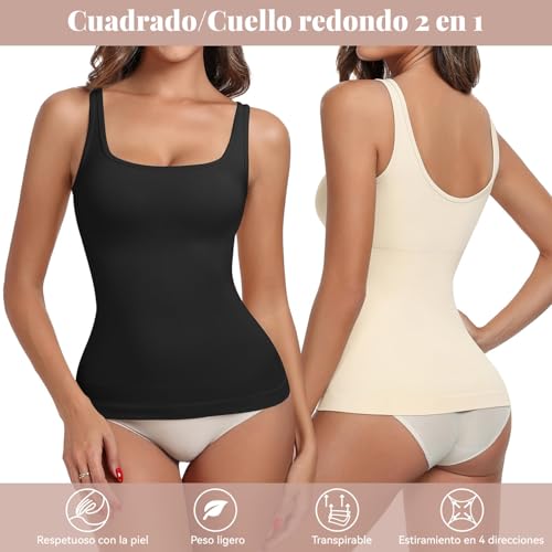 Recopilación de Camisetas moldeadoras para Mujer Top 5. 5 Imagen adicional