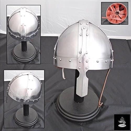 Medieval Knight Steel Nasal Viking Helmet by NAUTICALMART