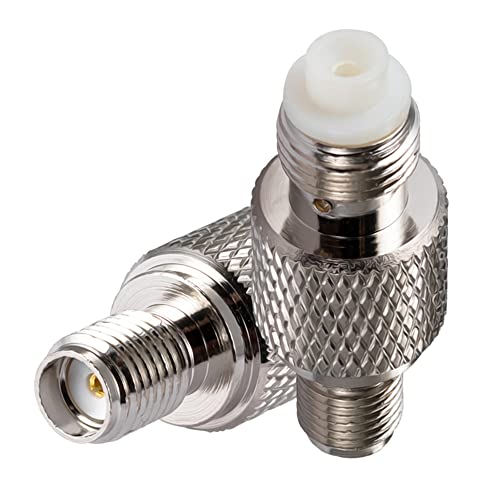 Vecys 4G Antena Adaptador SMA Hembra a FME Hembra Adaptador para 2G 3G 4G LTE Antenas Routers Banda Ancha Móvil WLAN Wireless(2 pcs)