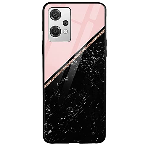 Image of COLORflow Back Cover Compatible with OnePlus Nord CE 2 Lite 5G | Black Marble Pink | Shockproof TPU Bumper Cover with Camera Protection Back Cover Compatible with OnePlus Nord CE 2 Lite 5G