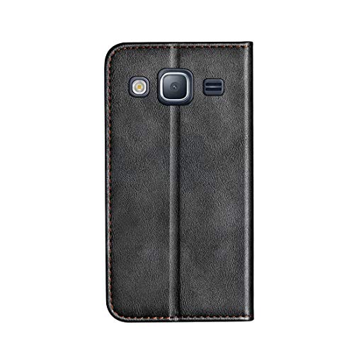 ZSHW com suporte, compartimentos para cartões, carteira e cordão (cinza), capa de couro flip horizon