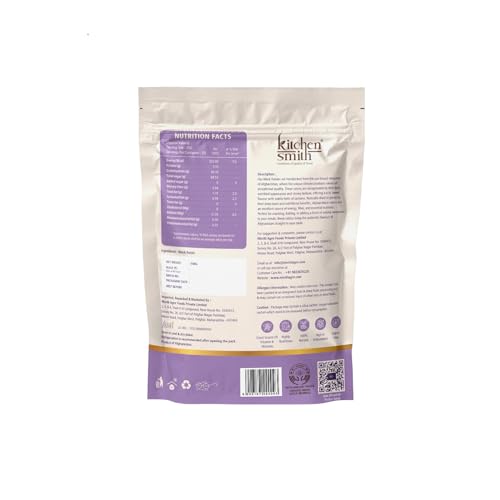 Image of KitchenSmith Seedless Black Raisin - Pack of 2 (500gm Each) | Draksh, Kaali Dakh & Kali Kishmish Raisins | Naturally Sourced, Dried & Sweet Dry Fruits