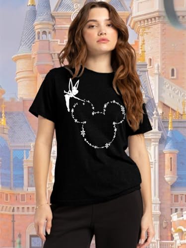Magic Kingdom Castle Shirt Women Casual Vacation Holiday Short Sleeve Boho Clothes for Women Summer Fairy Cute Tops2