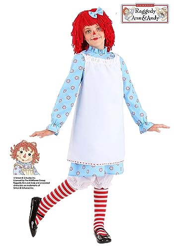 Disfraz clásico Raggedy Ann para niños talla Medium miniatura 2