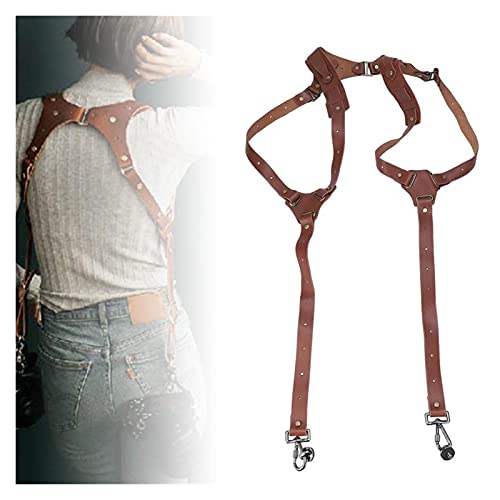 LFOZ Universeller Kamera-Schultergurt aus Leder, verstellbar, Kameragurt für Fotografie, Zubehör, Schuhtasche, Reise – Bild 7