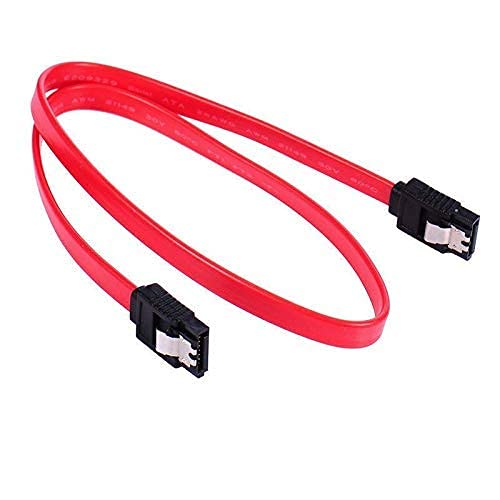 Tobo SATA III Data Cable, Red, 6Gb/s High Speed, Backward Compatible with SATA I/II, (1, RED)