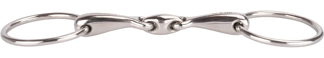 Equinate Pozione d'acqua in acciaio inox, 16 mm, doppia rottura, dentatura anatomica amichevole con azione delicata, incisione laser