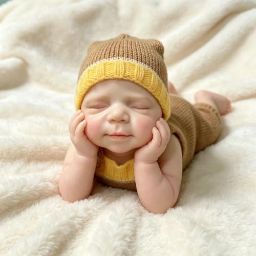 Zero Pam 45CM Muñeca De Silicona De Cuerpo Entero, Muñecas Bebe Reborn Silicona Cuerpo Completo Niña, Lavables Bebes Muñecas para Niñas