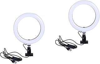 Hemobllo 2pcs computer fill light Remote Control Fill Light Electronic Live Stream Light Makeup Ring Light round ring light Fill Lamp LED Ring Lamp Selfie Ring Lamp selfie light 16c make up