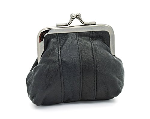 DAMENBÖRSE Leder (klein) (Schwarz) Cover