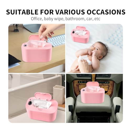 image for Hebafri Baby Wipe Warmer and Baby Wet Wipes Dispenser, 5 Modes of Temp