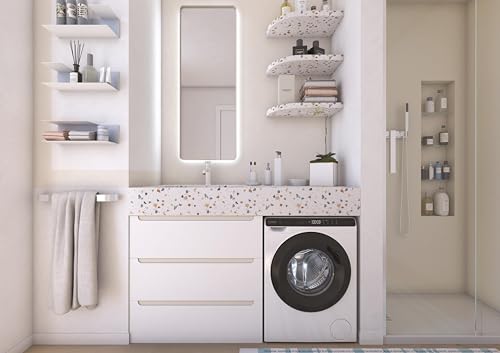 Candy ProWash 700 Mini CW50-BP12307U1-S Wasmachine, 5 kg, 1200 omw/min, digitaal display, WLAN-connectiviteit, 12 cycli, inverter, 24-uurs starttijdinstellingen, kinderbeveiliging, KG-detector, 69 dB - Afbeelding 3