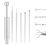 AstraGlam 6 pièces Ensemble de pinces pour piercing, Ouvre-billes pour piercing, Pince po...