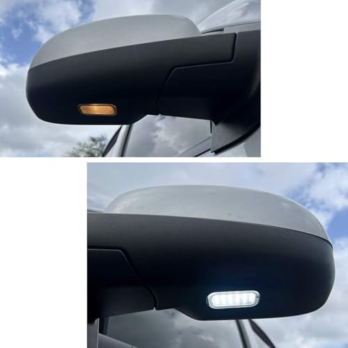 Luz LED de Espejo Lateral iJDMTOY Blanco 18-SMD miniatura 3