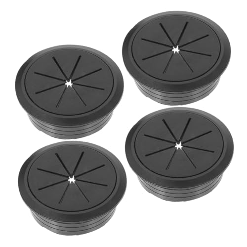 OSALADI 20 piezas Tapones para agujeros de cable para ordenadores y escritorios, fácil instalación para gestión de cables miniatura 7