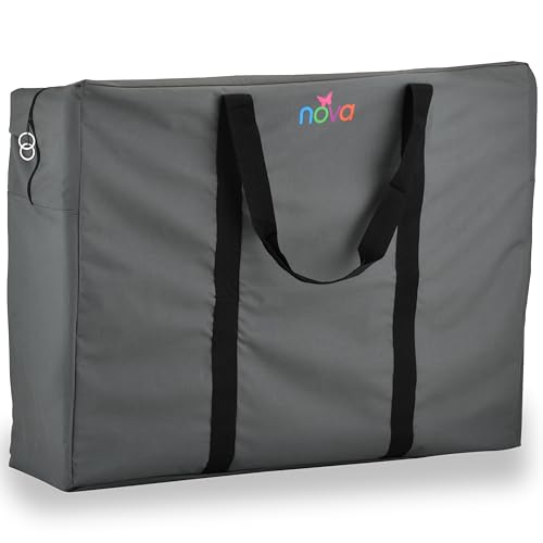 NOVA Extra-Large Heavy Duty Travel Bag for Rollator Walkers, Transport Chairs & Wheelchairs with Fold-Down Back, Water-Resistant Folding Mobility Aid Case with Long Handles 37