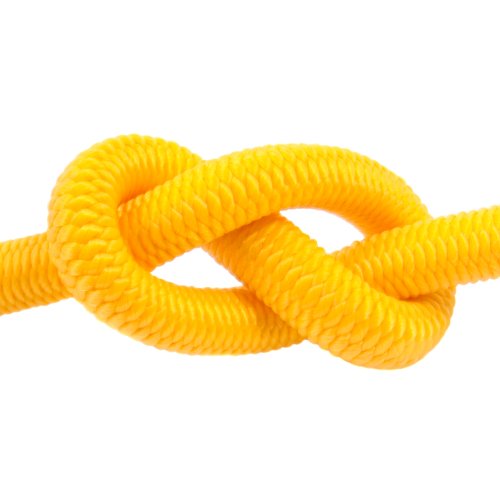 DQPP 15m cuerda elástica goma 4mm amarillo atar