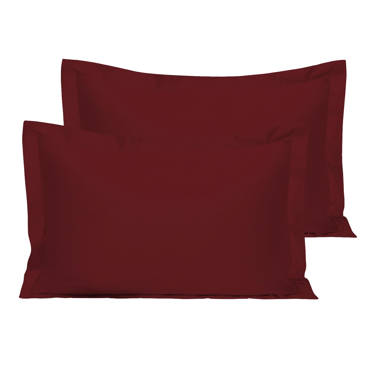 Pizuna Cotton Percale King Oxford Pillow Cases 2 Pack 50x90cm Rio Red โ image 1