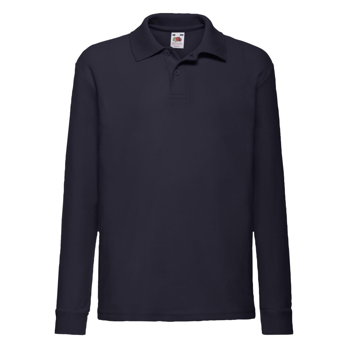 Fruit of the Loom Boys' Polo Shirt, Blue (Deep Navy 202), 128