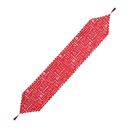 huiyingshe Camino de Mesa navideño: Camino de Mesa, Camino de Mesa navideño, Mantel navideño, decoración navideña con Estampado de árbol Cover