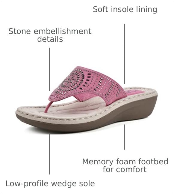 Image of Cliffs by White Mountain Women's Cienna Cushioned Sandal
