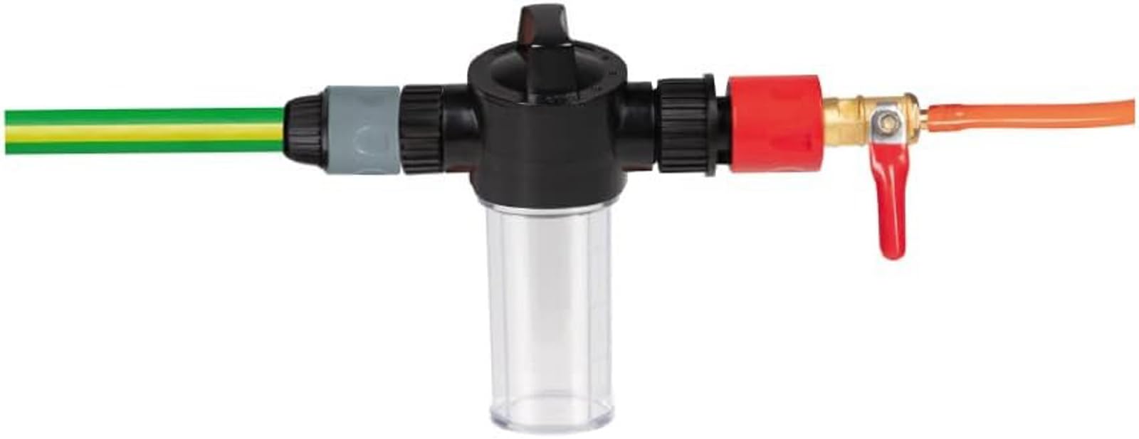 Solarpanel-Reinigungsbürsten-Set, Teleskop-Reinigungsstange, wasserbetriebener Teleskopstab, verstellbare Teleskopstange, kommt mit T-förmigem Bürstenkopf, Rakel und Reinigungsmittelflasche (55 cm