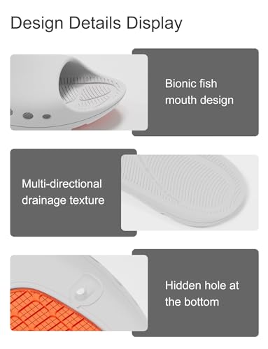 Image of KENROLL KW211 Non Slip Shower Slides, Thin Flat EVA Slippers | 7 drainage holes (5 side+2 bottom), rubber anti-slip patches, lightweight, for pool beach dorm gym, unisex, barefoot feel