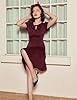 Women's 1950s Vintage A Line Wrap Dress Knee Lengt... #2