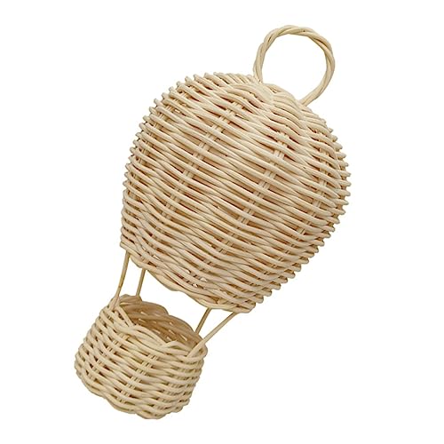 KICHOUSE Handmade Rattan Lamp Shade Warm Light Suitable for Dining Rooms and Bedrooms