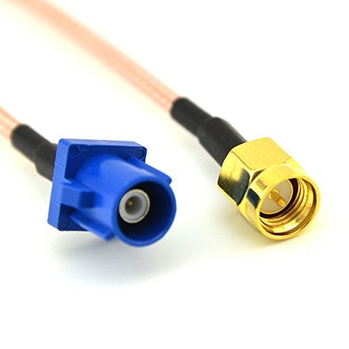 Fakra C Plug to SMA Male Plug GPS Antenna Extension Cable Pigtail Cable RG316 15CM Pack of 2 Ships from USA