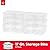 IRIS USA 12-Pack Storage Bins with Lids, 17 Quart, Shoe Boxes Clear Stackable Containers Organize Shoes Closet Shelves, Classroom Organization Teacher Tools, Game Storage - BPA-Free Plastic