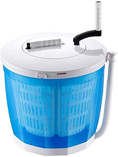 QUZHCP Tragbare Waschmaschine, Tragbare Handkurbeln Manuelle Kleidung Nicht-elektrische Waschmaschine, Thekenreiniger Zum Camping, Appartements Cover