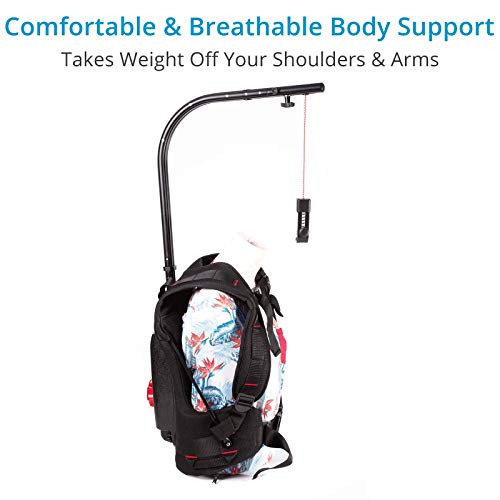 Flycam Flowline Master Professional Support Vest For Camera & Gimbals. Ergonomic & Breathable Harness. Top Bar W/ 360° Rotation, Payload: 4-12Kg/9-27Lb. Front & Back Setup Positioning (Flcm-Fln-Mstr) #TOP3