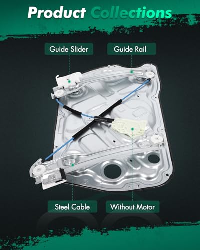 Image of SCITOO Power Window Regulator w /o Motor for Hyundai Genesis Coupe 2010-2016