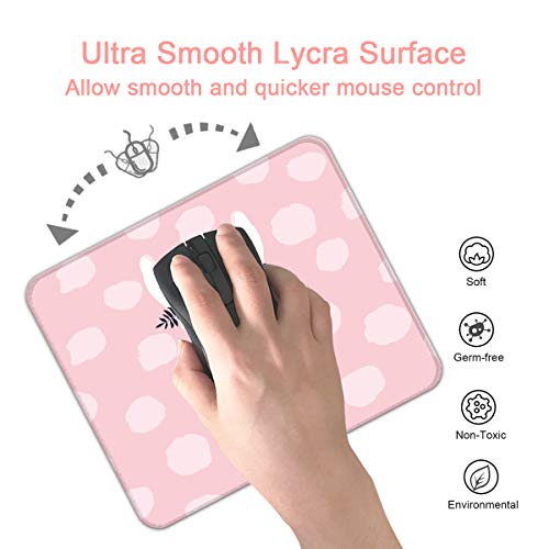 Dooke Gaming Mouse Pad, Cute Rectangle Mouse Mat With Anti Slip Rubber Water-Resistant Surface For Desktops,Llama #TOP2