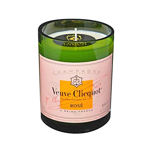 Recycle Champagne Bottle Candle - Strawberries and Champagne Scent