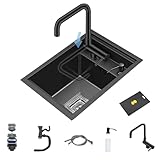  Éviers de cuisine Évier Invisible Gain De Place Pour Bar De Cuisine Évier Simple Pour Camping-car Avec Couvercle Petit Lavabo À Siphon Encastré Vasque À Poser En Inox