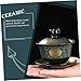 WEKADRIN Taza de Té Tradicional de Esmaltada Sopera Artesanal con Tapa Estilo Clásico para Ceremonia Gong Fu y Decoración Elegante Imagen de WEKADRIN Taza de Té Tradicional de Esmaltada Sopera Artesanal con Tapa Estilo Clásico para Ceremonia Gong Fu y Decoración Elegante