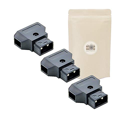 X3 DTAP Masculino Masculino D-Tap Tap Tap Tap para la Fuente de alimentación Batería Arri Red Blackmagic Adapter - Francesa Adaptable
