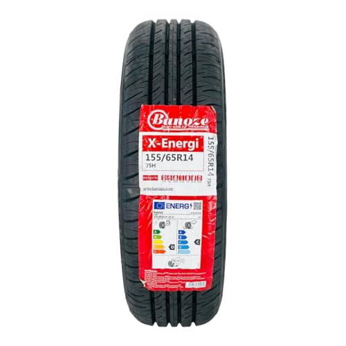BANOZE X-ENERGI 155/65R14 75H Tyre – High Mileage, Fuel Efficient Car Tyre with Low Noise – 1556514 (1)