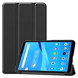 for Lenovo Tab M7 TB-7305F/i/X 7' Leather Case, Ultra Slim Folio Stand Lightweight Cover for Lenovo Tab M7 TB-7305F TB-7305X TB-7305i 7 inch Tablet (Black)