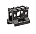 3-slot Slim Picatinny Short Riser Mount 1' High, 3 Slots, Black