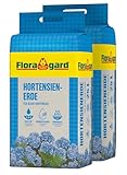 Floragard Hortensienerde blau 2x25 L - zum Pflanzen und Umtopfen - für Beet- und...
