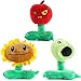 cgzlnl Peluches Plantes Vs Zombies en Peluche Poupée, Peashooter Tournesol Cerise Bombe Animaux en Peluche Enfants Jouets 3 Pièces / Ensemble 20 Cm
